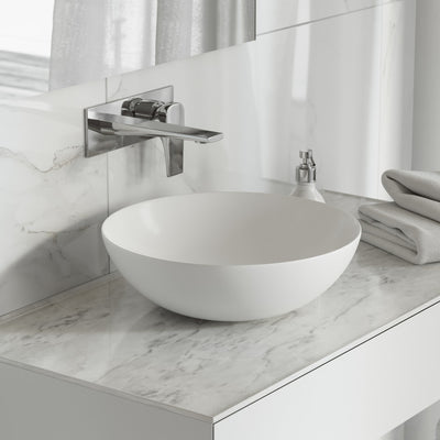 Classe 16 Ceramic Sink in Shiny White