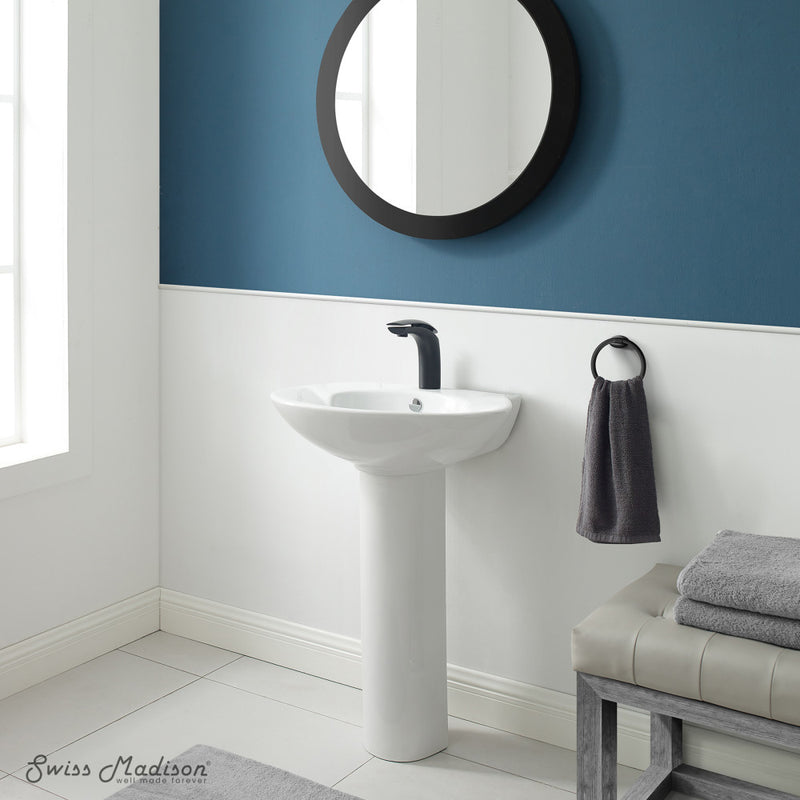 Plaisir Rounded Basin Pedestal Sink