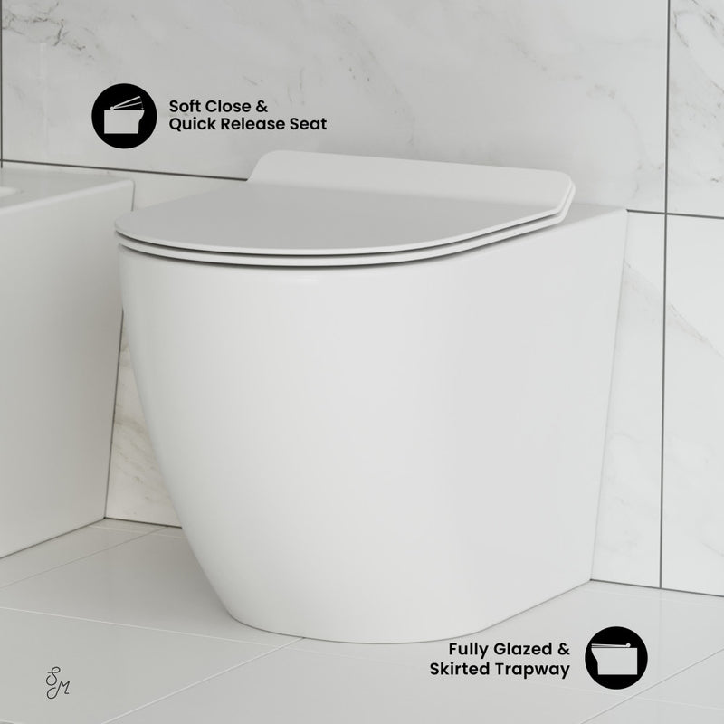 St. Tropez Back-to-Wall Elongated Toilet Bowl