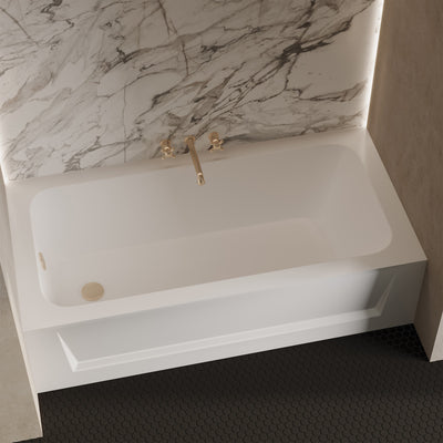 Virage 60" x 30" Left-Hand Drain Alcove Bathtub with Apron