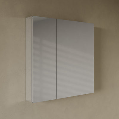 Cache 30 x 30 Rectangle Recessed/Wall Mount Medicine Cabinet with Mirrored Sides