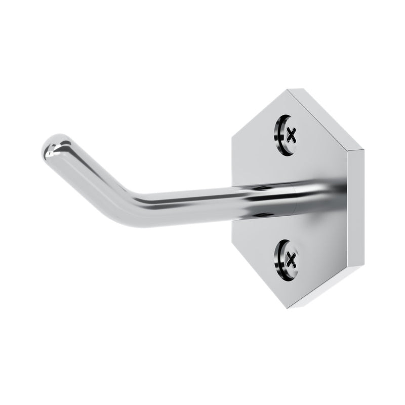 Brusque Bathroom Robe Hook in Chrome