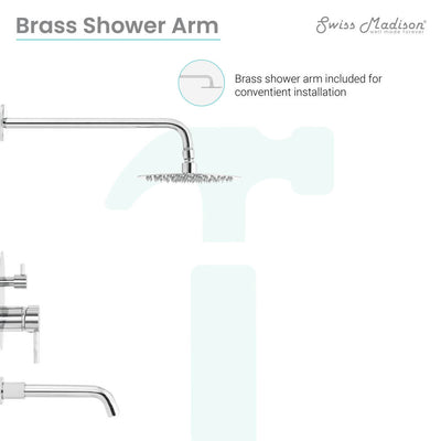 Ivy Single-Handle 1-Spray Tub and Shower Faucet in Chrome (Valve Included)