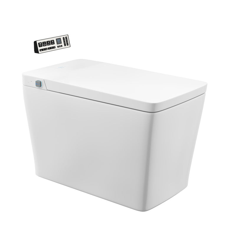 Concorde Smart One-Piece 1.28 GPF Single Top Flush Toilet in Glossy White