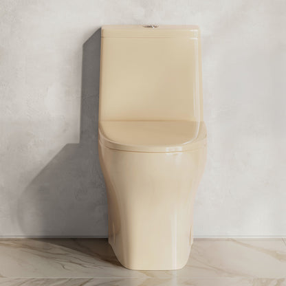 Sublime II One-Piece 10" Rough-in 1.1/1.6 GPF Dual Top Flush Round Toilet in Glossy Bisque