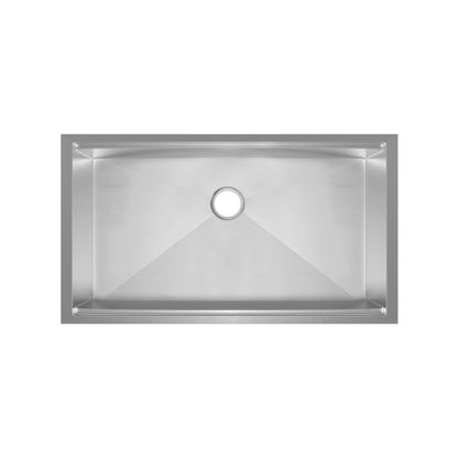 Rivage 33 x 19 Single Basin Undermount Kitchen Workstation Sink