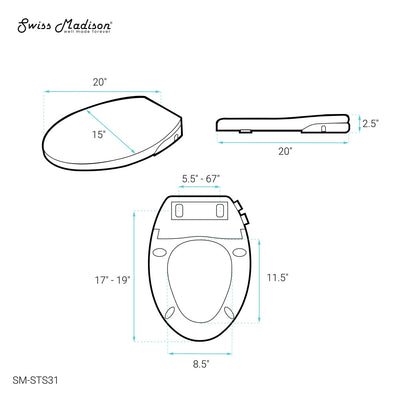 Aqua Non-Electric Smart Toilet Seat Bidet