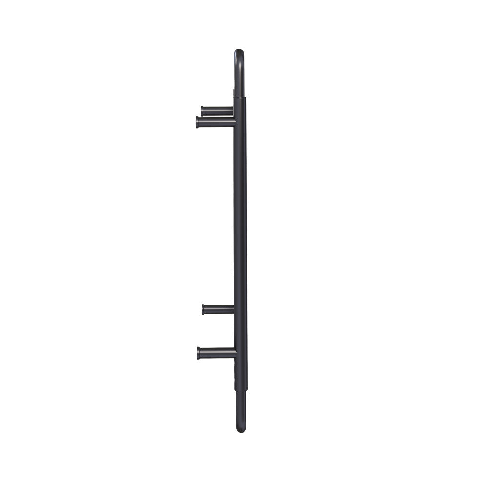 Ivy 8-Bar Electric Towel Warmer in Matte Black