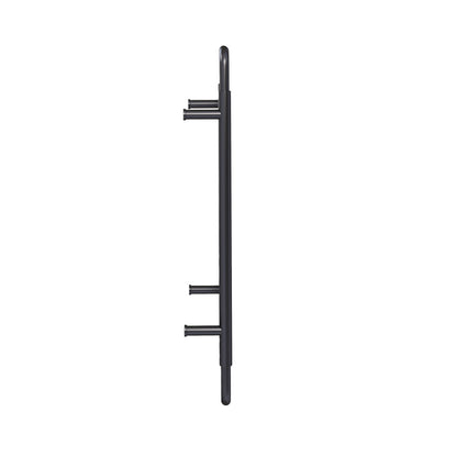 Ivy 8-Bar Electric Towel Warmer in Matte Black
