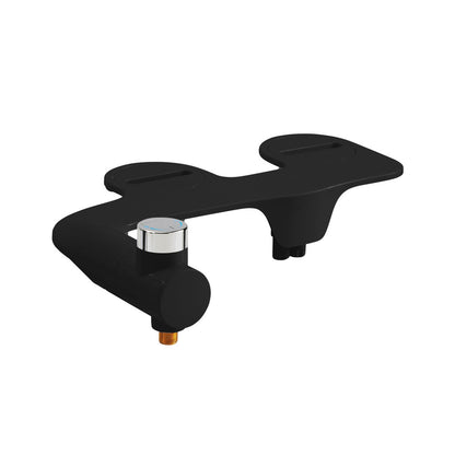 Aqua Non-Electric Bidet Toilet Attachment in Glossy Black