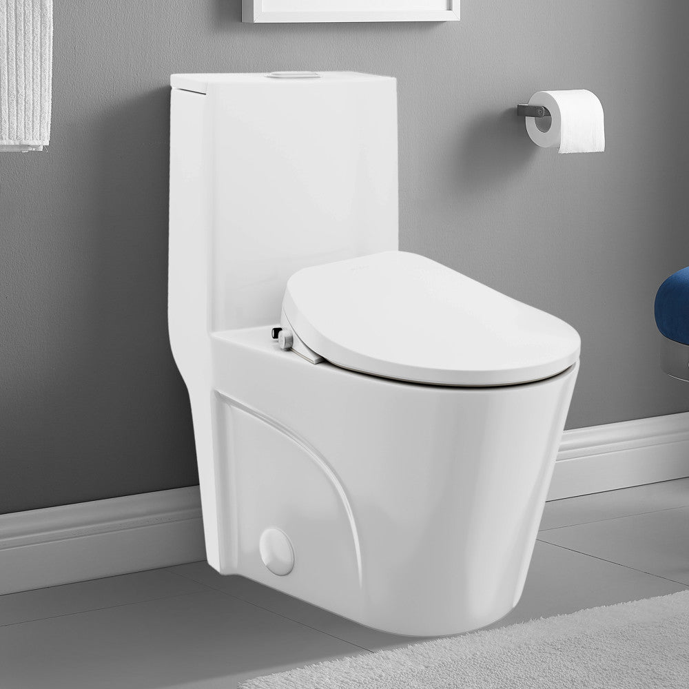 St. Tropez One-Piece Elongated Toilet Vortex Dual-Flush 1.1/1.6