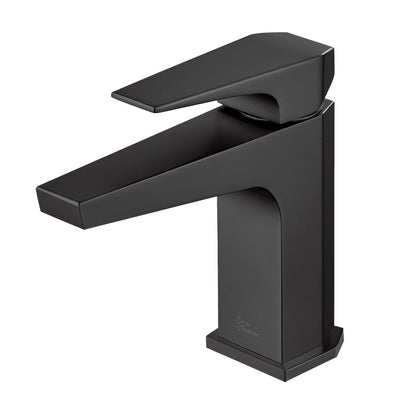 Voltaire Single Hole, Single-Handle, Bathroom Faucet in Matte Black