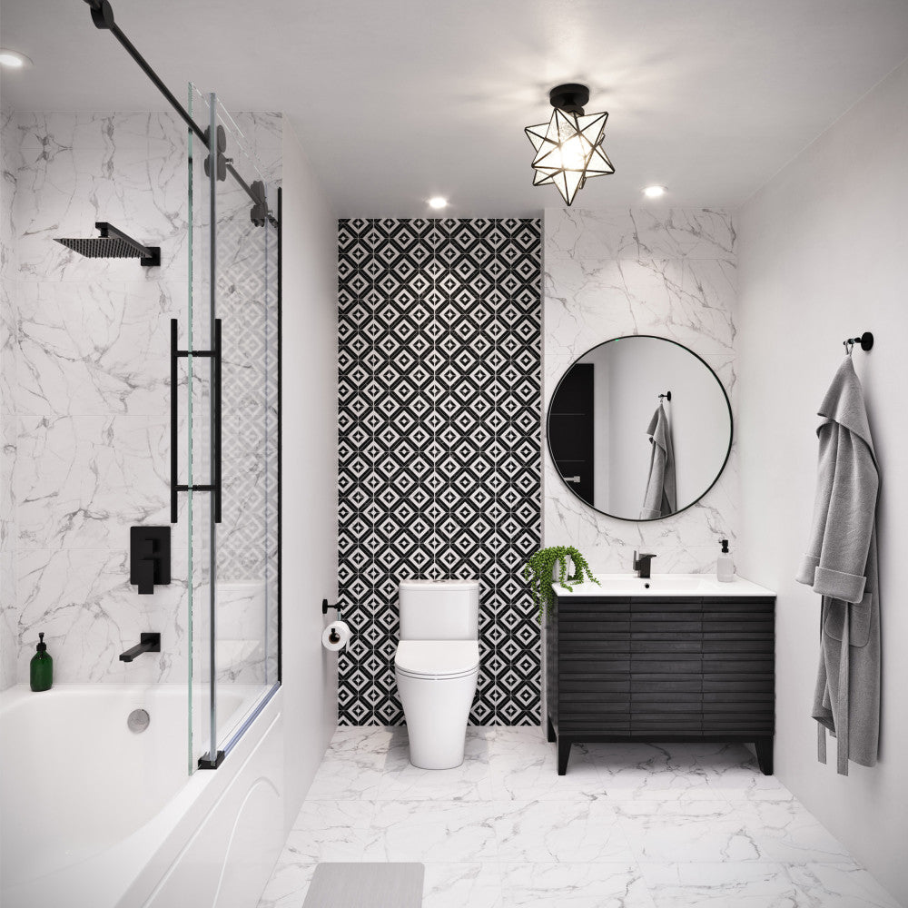 Ivy 48'' x 32" Bathtub with Apron Right Hand Drain in White