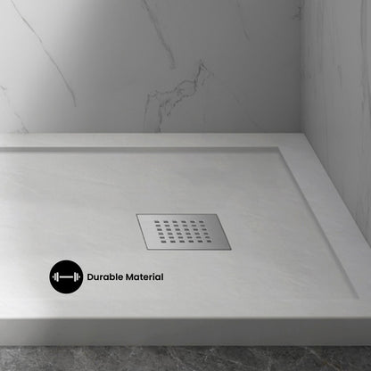Terre B Series 60" x 32" Reversible Drain Shower Base