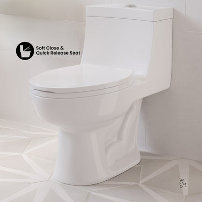 Avallon One-Piece Elongated Dual Flush-Toilet 1.1/1.6 gpf