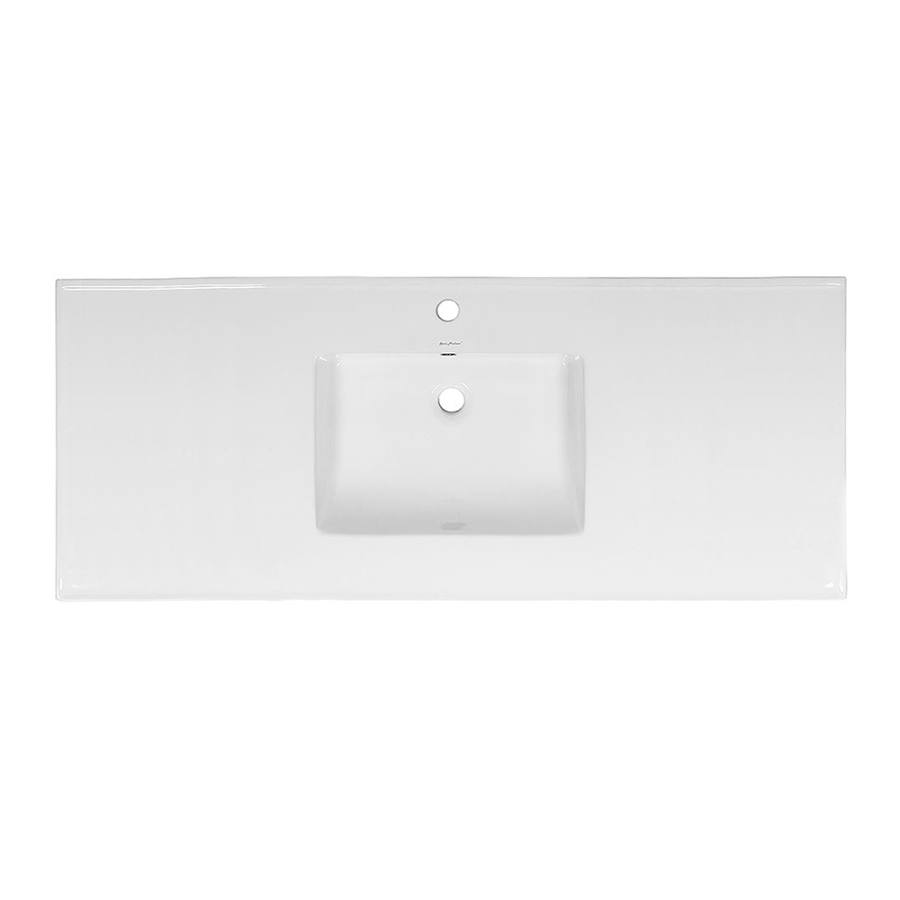 Voltaire 49 Vanity Top Sink with Single Faucet Hole