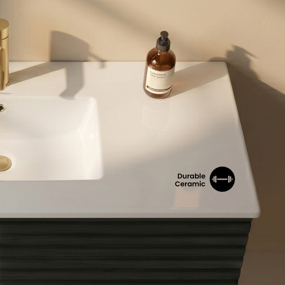 Voltaire 49 Vanity Top Sink with Single Faucet Hole