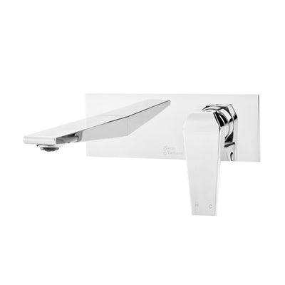 Voltaire Single-Handle, Wall-Mount, Bathroom Faucet in Chrome