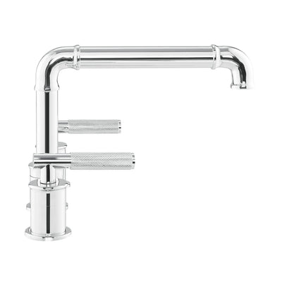 Avallon 8 in. Widespread, Sleek Handle, Bathroom Faucet in Chrome