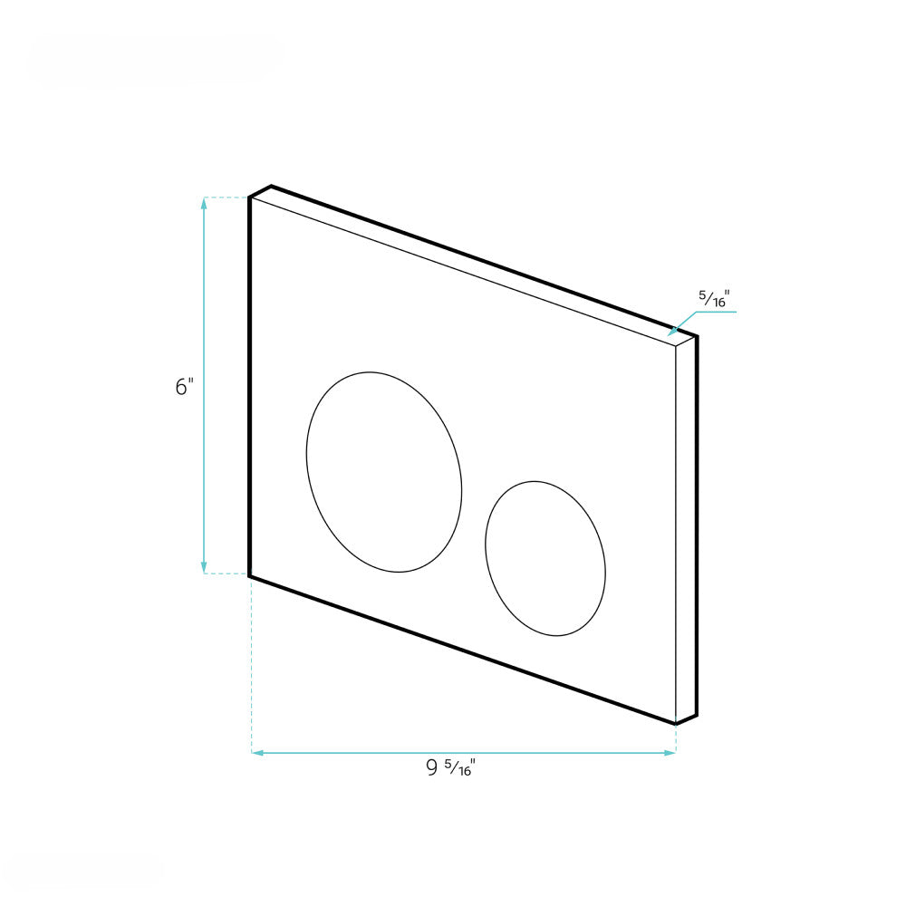 Ivy Wall-Hung Toilet Bundle 0.8/1.6 GPF Dual Flush in Glossy White with Flush Plate