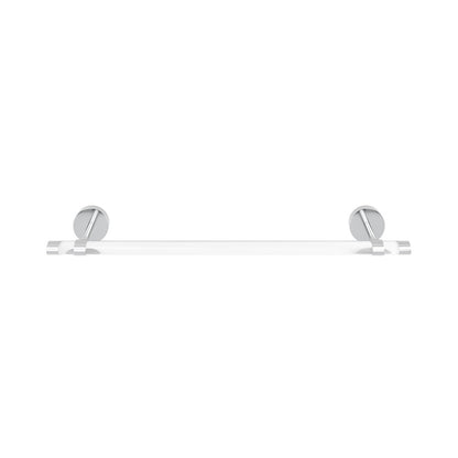 Verre 24" Acrylic Towel Bar in Chrome