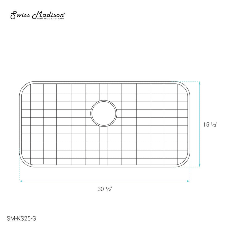 32 x 16 Stainless Steel Kitchen Sink Grid