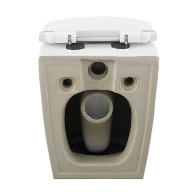 St. Tropez Wall hung Toilet Bowl, Black Hardware