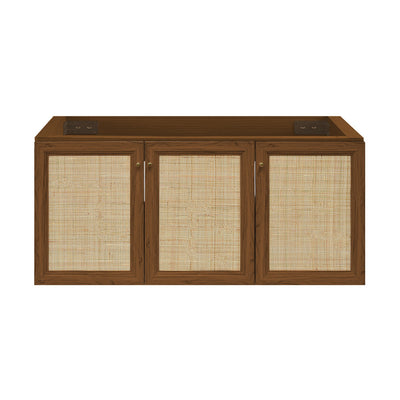 Classe 48" Wall-Mounted Bathroom Vanity Cabinet without Top in Brown Oak