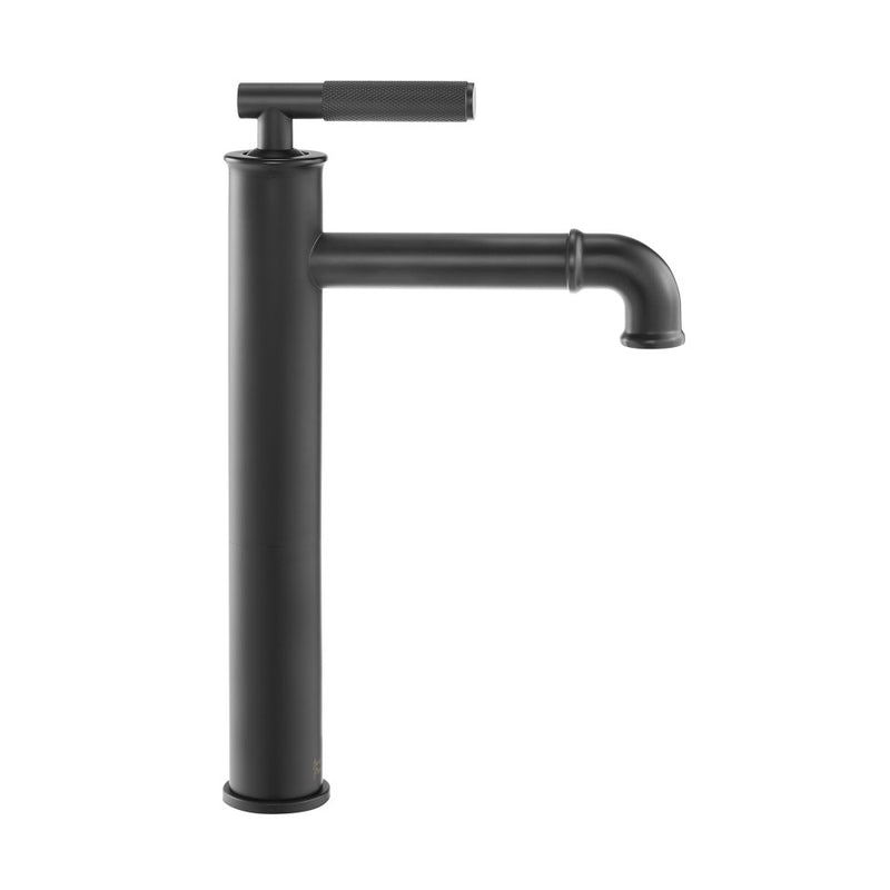 Avallon Single Hole, Single-Handle Sleek, High Arc Bathroom Faucet in Matte Black