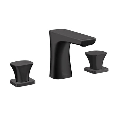 Monaco 8 in. Widespread, 2-Handle, Bathroom Faucet in Matte Black