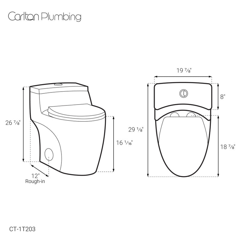 Manoir One-Piece Elongated Toilet Dual-Flush 1.1/1.6 gpf