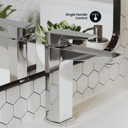Voltaire Single Hole, Single-Handle, Bathroom Faucet in Chrome