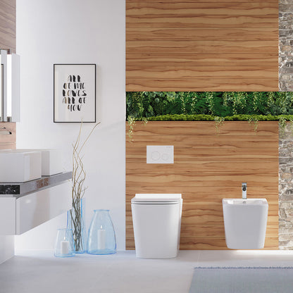 Concorde Back-to-Wall Square Toilet Bowl