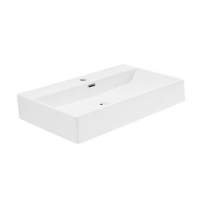 Claire 30" Rectangle Wall-Mount Bathroom Sink