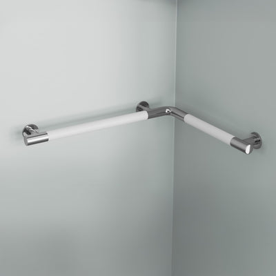 Auvergne 29" x 22" Right Angle Grab Bar in Matte White