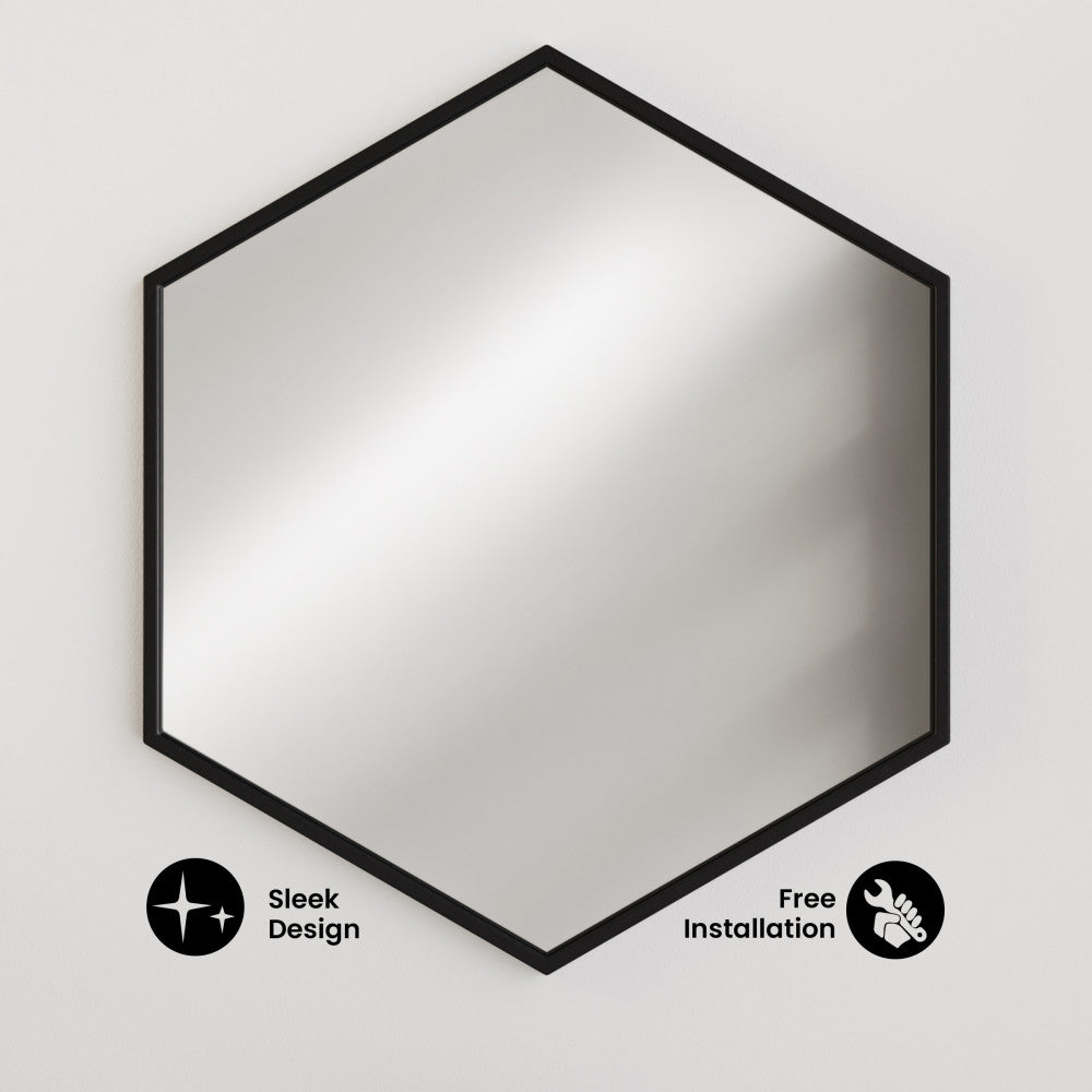 Annecy 19" Vanity Mirror in Phantom Black