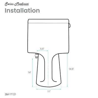 Avallon One-Piece Toilet Side Flush 1.28 gpf