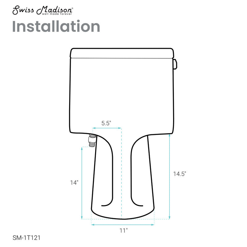 Avallon One-Piece Toilet Side Flush 1.28 gpf