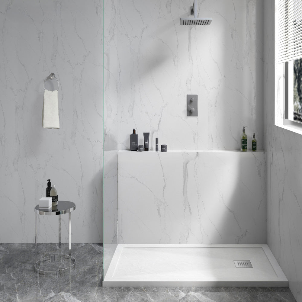 Terre B Series 60" x 32" Reversible Drain Shower Base