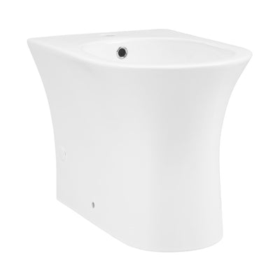 Cascade Floor Mount Classic Bidet in Glossy White