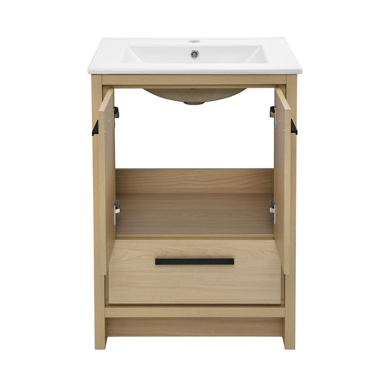 Virage 24 Freestanding, Bathroom Vanity in Natural Oak