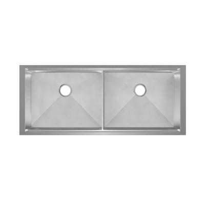 Rivage 45 x 19 Dual Basin Undermount Kitchen Workstation Sink