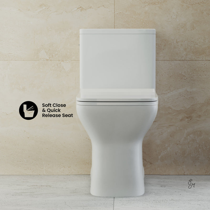 Carre One-Piece Square Toilet Dual-Flush 1.1/1.6 gpf, Touchless