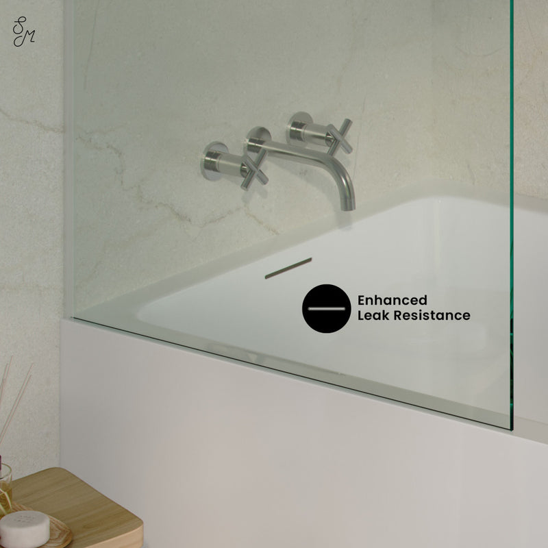 Voltaire 72 x 32 Skirted Left Drain Soaking Alcove Bathtub in Glossy White, Drain Included