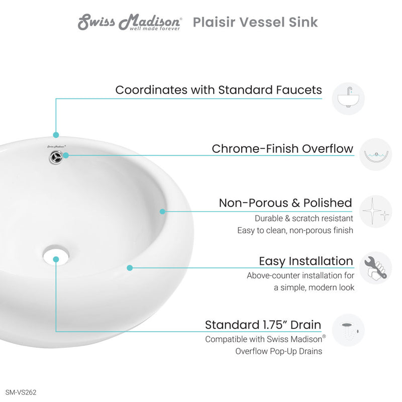 Plaisir Round Vessel Sink