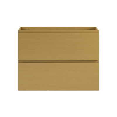 Liberte 30" Wall-Mounted Bathroom Vanity Cabinet without Top in Natural Oak