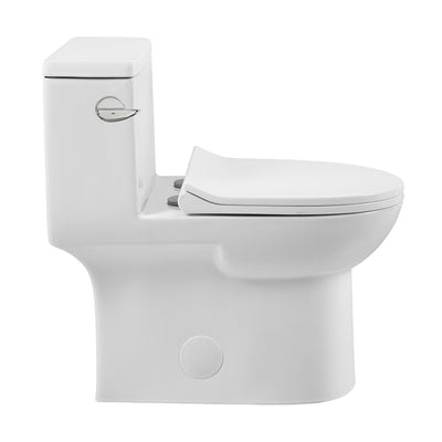 Daxton One-Piece Elongated Left Side Flush Toilet 1.28 gpf