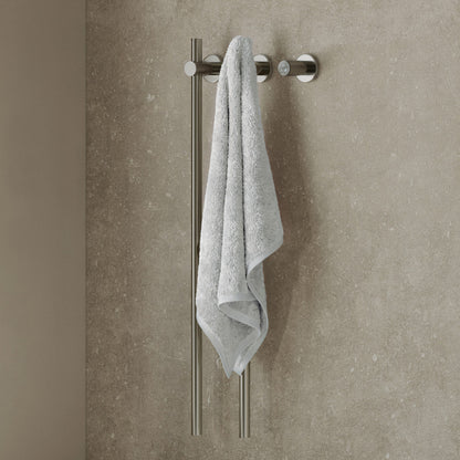 Monaco 2-Bar Electric Towel Warmer with Timer in Polished Chrome