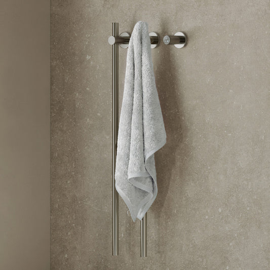 Monaco 2-Bar Electric Towel Warmer with Timer in Polished Chrome