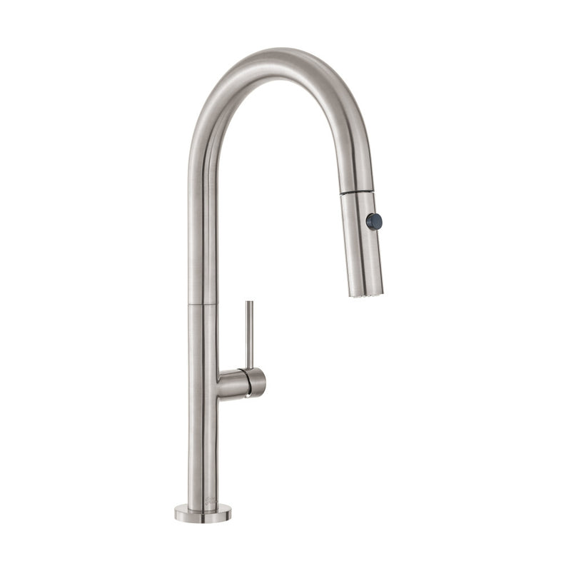 Chalet Single Handle, Pull-Down Kitchen Faucet in Brushed Nickel